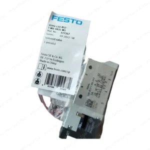 FESTO VUVG-L10-B52-T-M5-1H2L-W1 Pneumatic Solenoid Valve