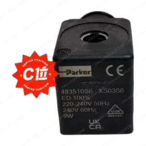 Parker 483510S6 XS03S6 Solenoid Coil