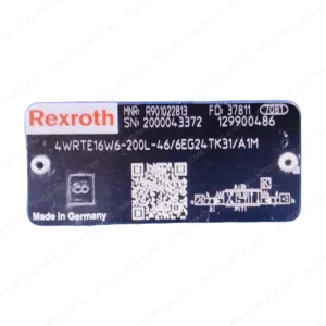 REXROTH 4WRTE 16 W200P-4X/6EG24ETK31/A1M